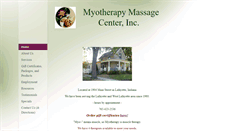 Desktop Screenshot of myotherapymassage.com