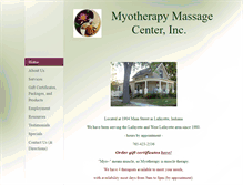 Tablet Screenshot of myotherapymassage.com